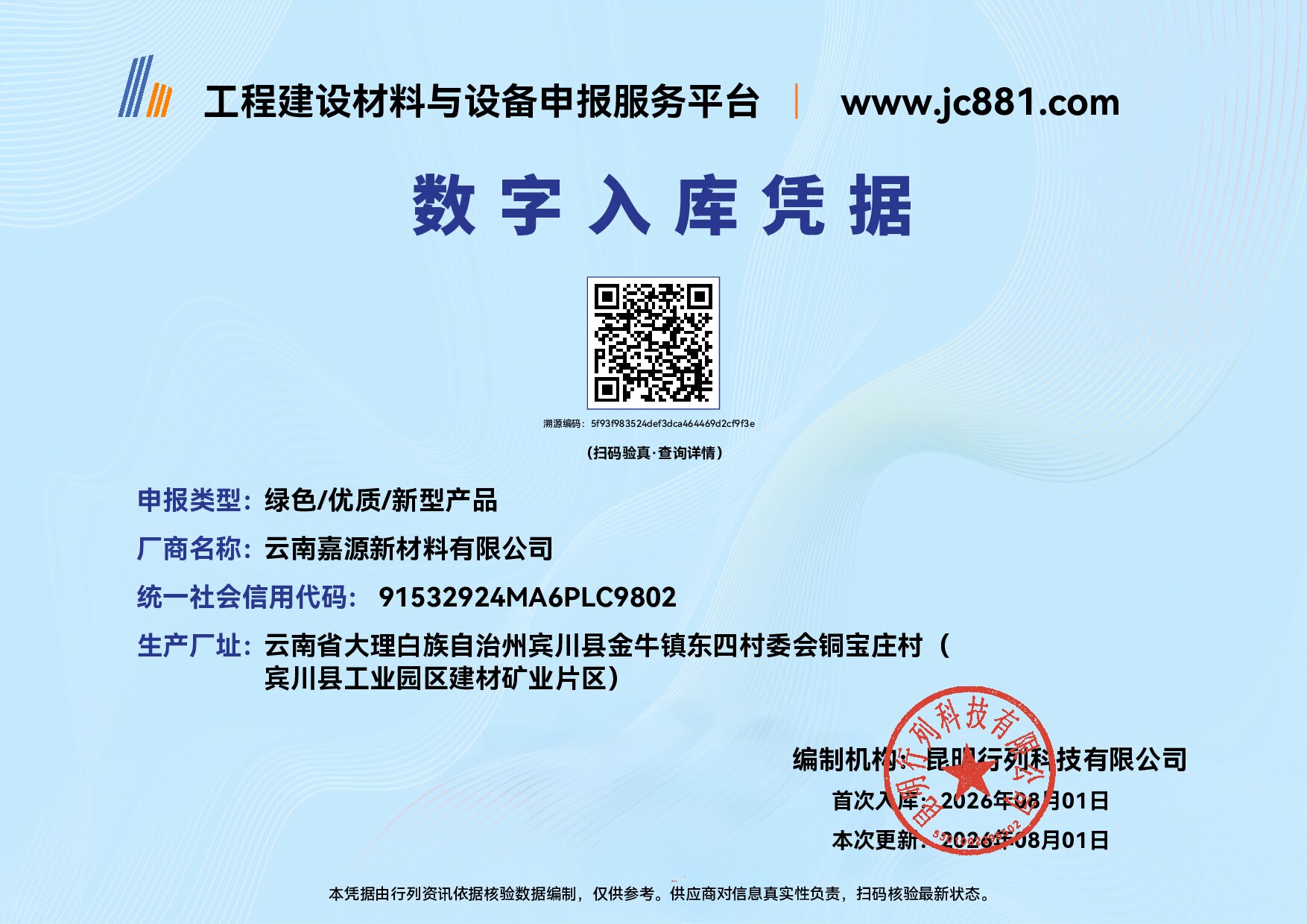 Certificate QR Code