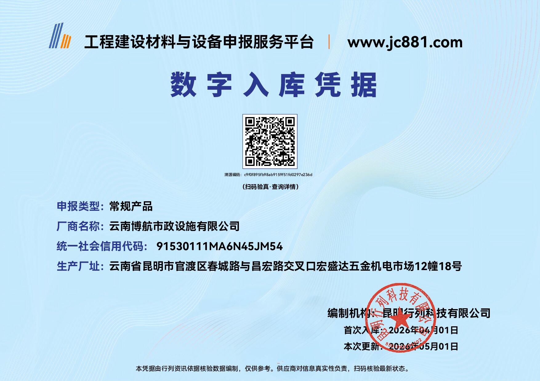 Certificate QR Code