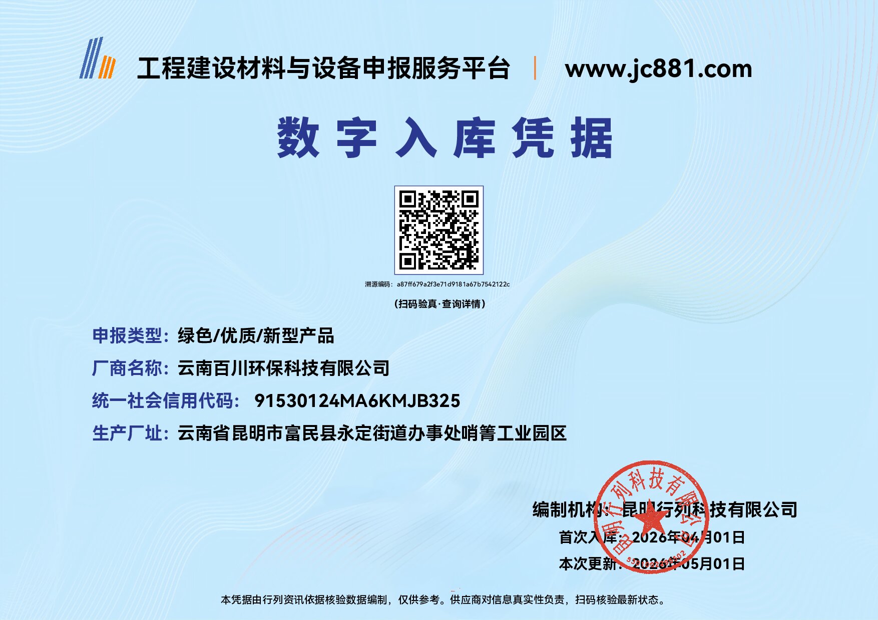 Certificate QR Code